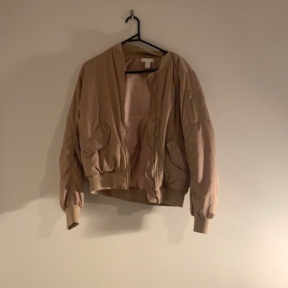 H&M Jackets & Blazers - Gold Bomber Jacket